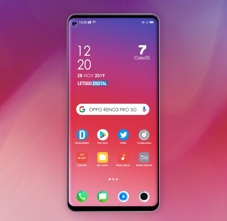 Oppo Reno 3 Will be The Slimmest 5G Smartphone in the World