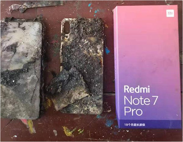 Galaxy Note 7 Recap? Another Xiaomi Redmi Note 7 Catches Fire