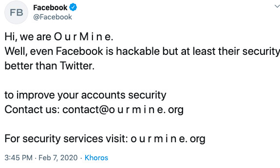 Facebook’s Instagram and Twitter Accounts Got Hacked
