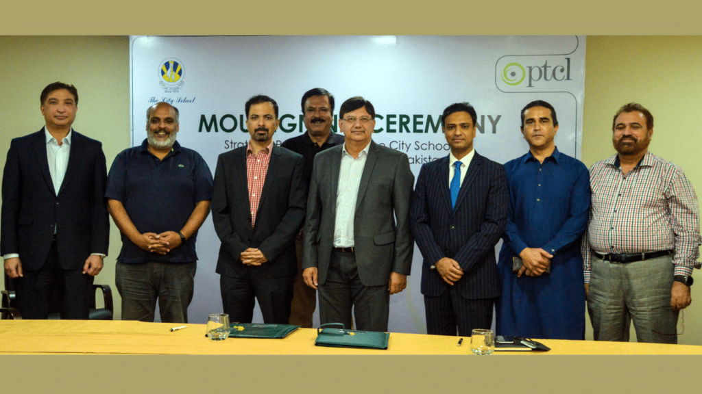 PTCL Signs MoU with The City School for Providing Premium ICT Services