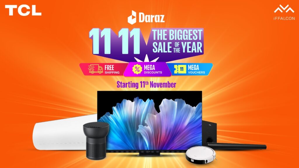 TCL and Daraz come together for the biggest sale of the year, 11.11