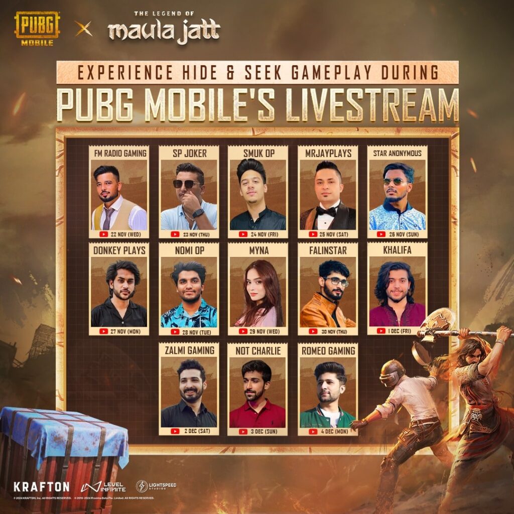 PUBG MOBILE Joins Forces with Maula Jatt Movie for an Unprecedented Collaboration